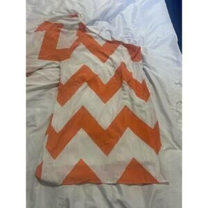 Size Small Dress Pink Owl Chevron Cold Shoulder Small Midi